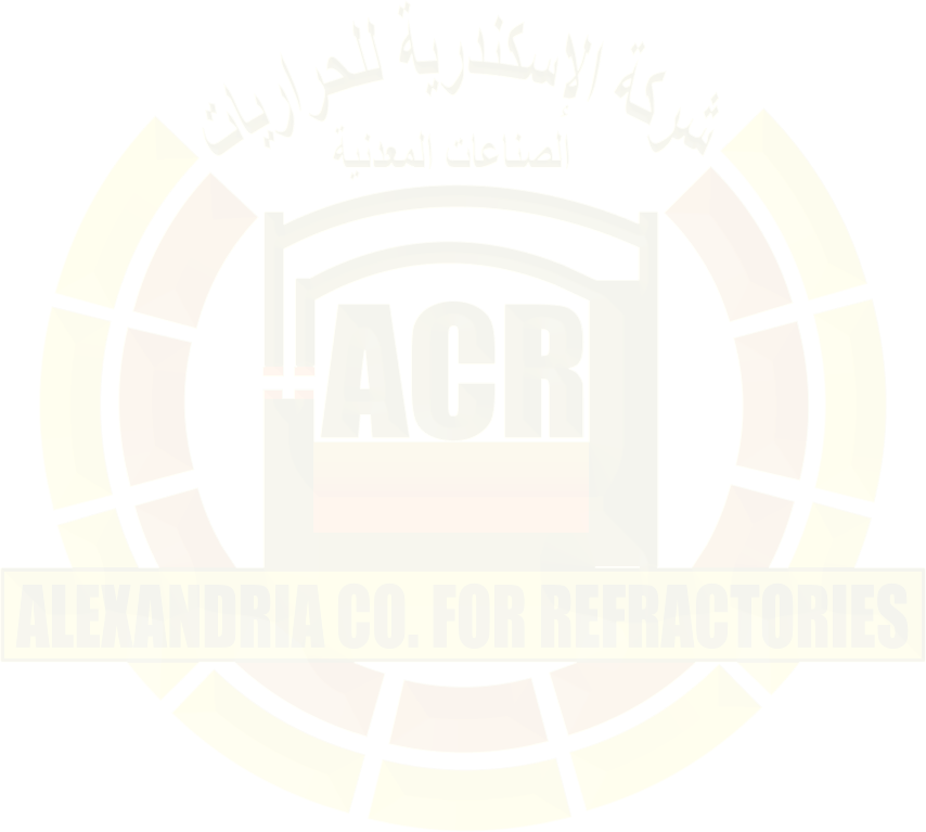 ALEXANDRIA CO. FOR REFRACTORIES ACR ﺎﻳﺮﺤﻠﻟ ﺔﻳﺪﻨﻜﺳﻹ ﺔﻛﺮﺷ  ﺔﻴﻧﺪﻌﻤﻟ ﺎﻋﺎﻨﺼﻟ